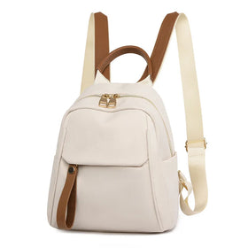 Leisure Large Capacity Waterproof Durable Ladies Backpack Zipper Closure Oxford Cloth Fashion Women's Shoulder Messenger Bag