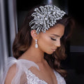 Shiny Bridal Headdress Luxury Wedding Headband Women Hair Accessories Queen Headpiece Party Banquet Headwear