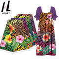 Polynesian Style New Design Gradient Multi-Color Optional Big Flower Print Fabric by the Yard