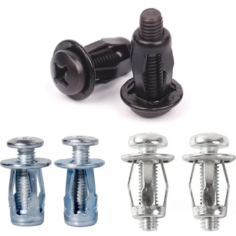 Stainless Steel Flanged Head Blind Rivet Nut Petal Nuts With Screw for Hollow Wall Iron Skin