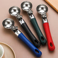 304 Ice Cream Scoop Spoon With Comfortable Handle Stainless Steel Digging Scoop Multifunctional Spoon