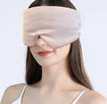 Large Size Super Soft Pressureless Shade Covered Cotton Padded Satin Silk Blindfold All Wrapping Blackout Elastic Sleep Mask