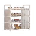 Economical Multi-Layer Simple Shoe Rack Dust Storage Door Multi-Functional Household Custom Cabinet Plastic Material Closet Use