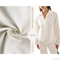 Accept Customize for Jacket and Windcoat  Woven Lyocell Cotton Blended White Twill Fabric