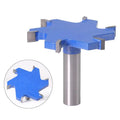 1/2inch 12mm Shank Tungsten Carbide 6 Tooth T Slotting Woodworking Router Bits Wood Milling Cutter Carpentry Cutting Tools