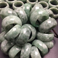 Myanmar Jadeite a Cargo Jade Craft Round Ring Jewelry Jewelry Accessories Jade Handicraft Factory Wholesale