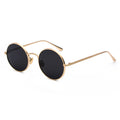 Retro Hip-Hop Punk Sunglasses with UV400 Blue Light Red Multi-Color 8343 Metal Frame for Men Women Harajuku Personality Style