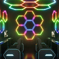 The Future of Lighting Design for Entertainment Decorative Rgb Hexagon Roof Lighting