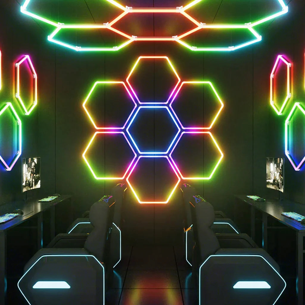 The Future of Lighting Design for Entertainment Decorative Rgb Hexagon Roof Lighting