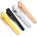 Wholesale Good Quality Gold and Silver Color Copper Neck Tie Clip for Men