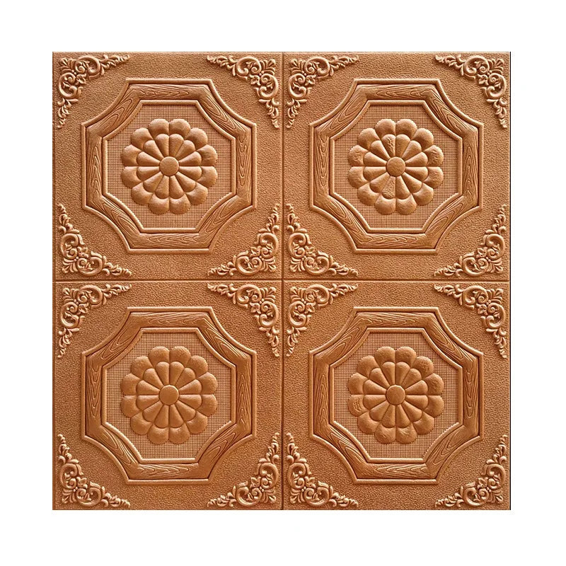 Hot Sale  Waterproof and Moisture-proof Ceiling Wallpaper Decoration Sticker Foam Wall Sticker Bedside Upholstered Wallpaper