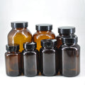 60 100 120 150 200 250 300 500ml Pharmaceutical Amber Capsule Glass Medicine Tablets Pill Bottles