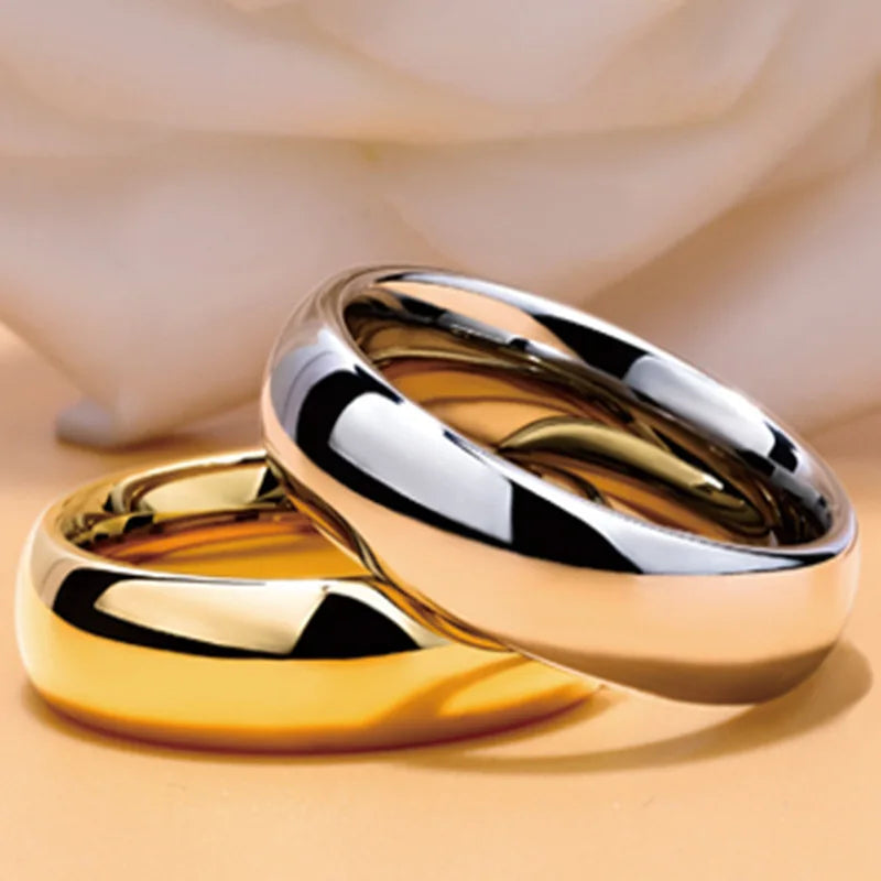 Brand New Plain Circle Titanium Steel Ring Simple All-match Ring Solid Color Ring Wholesale