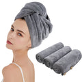 Micro Fiber Hair Towel Turban Private Label Microfiber Turban Hair Drying Towels Wrap