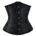 Vintage Women's Plus Size Corset Breathable Flower Print Corset Push-up Vest Wedding Dress Base Girdle with Woven Weave