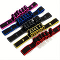 Yoga Stretch Strips Bands 8 Loops Elastic Resistance Band Ballet Latin Dance Gymnastics Exercise Training Fitness Body Building