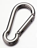 2023 D-Type Swivel Locking Carabiner Rotating Carabiner Hook Clip for Dog Leash Hammock Camping  Hiking