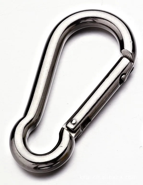 2023 D-Type Swivel Locking Carabiner Rotating Carabiner Hook Clip for Dog Leash Hammock Camping  Hiking