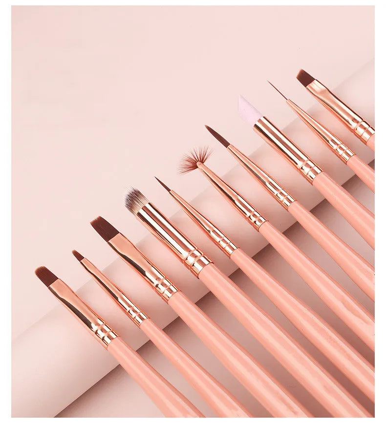 Gradient Acrylic Painting Brush Set Poly Kit Gel DIY Flower Drawing Pen Manicure Nail Art Polish Brush Tool