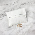 Fashion Custom logo Recycled Organic Cotton Dust Flap Envelope Towel Storage Jewelry Bag Men's and Women's Wallets Wholesale