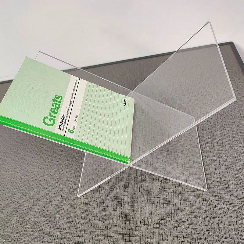 Clear Acrylic Open Quran Book Stand Acrylic Book Display Holder Detachable Acrylic Quran Stand Holder for Reading Lover