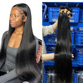Raw Hair Wholesale Natural Straight Black Color Cuticle Aligned Human Hair Weave Virgin Peruvian Hair Bundles Weft Extensions