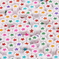 Wholesale 7*4MM White/Black Color Flat Round Acrylic Letter Alphabet Beads 100 Pcs/bag Kuoyu for Jewelry Bracelet DIY