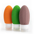New Leaf Travel 90ml Silicone Dispensing Bottle Facial Cleanser Cosmetic Lotion Pump Sprayer Squeeze Tube Face Plastic Bottles