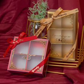 Customizable Gold Foil Slider Drawer Candy Paper Box Chocolate Gift Packaging Embossing Matt Lamination Vanishing Print Folder