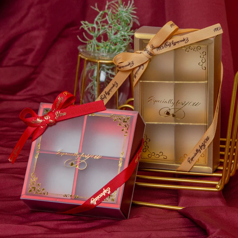 Customizable Gold Foil Slider Drawer Candy Paper Box Chocolate Gift Packaging Embossing Matt Lamination Vanishing Print Folder