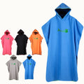 Custom Microfiber Hooded Poncho Beach Towel Robe for Adults Cheap Fun Stylish Turkish Tropical Compressed Disposable Design