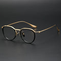 Acetate Titanium Glasses Frame Men Vintage Square Prescription Eyeglasses Frames Women Korean Optical Spectacles