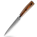 XITUO 5 Inch Japanese Utility Knife Damascus Steel Japanese Sushi Knife VG10 Japan Sharp Kitchen Chef Knife Cooking Toos