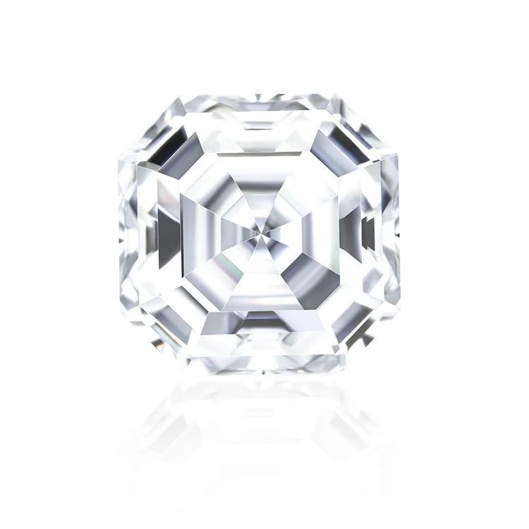 Free Fire Diamond Top up 6.0mm 1ct Asscher Fancy Shape Moissanite Loose Diamonds Artificial Stone for Jewelry