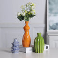European Ceramic Flower Arrangement Vase Simple Modern/Antique Wedding Hotels Indoor Use Contemporary Tabletop Ornament for