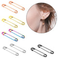 Hot Sale Fashion Stainless Steel Pin Ear Bone Nails Pierced Earrings for Women Men
