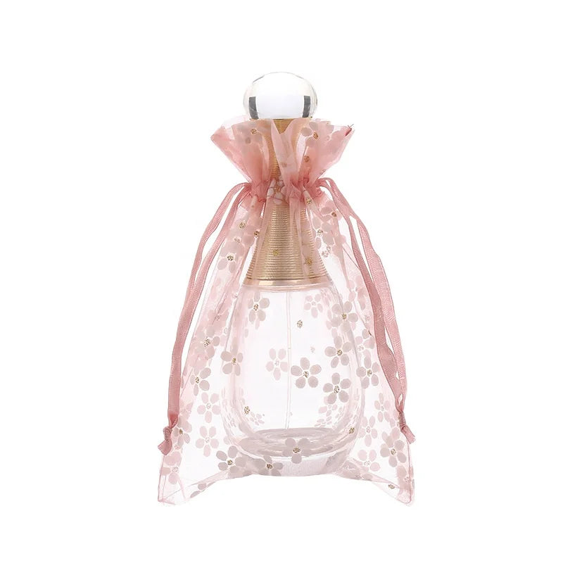 In Stock Wholesale Organza Bags 30x40 Drawstring Bag Custom Jewelry Mesh Storage Bag Accept Sample Custom logo Design