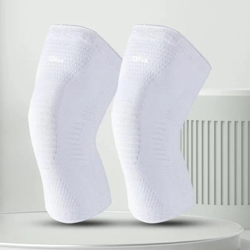 Hx044 OLLAS 3D Nylon Spandex Elastic Knit Compression Knee Brace Support