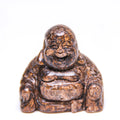 HZ Handmade Beautiful Crystal Christmas Laughing Buddha tiger Iron Healing Crystal Carvings for Gifts Crafts