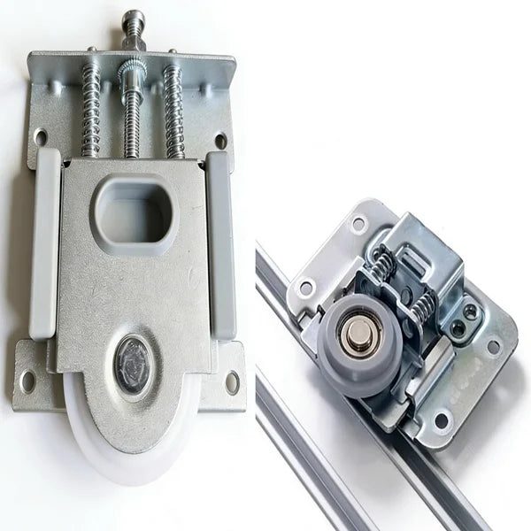Factory Customized Wheel Sliding Track Pocket Door Roller Wheel Ball Bearing Pulley for Wardrobe Closet Barn Door