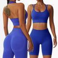 2024 Seamless Yoga Suit Two Pieces for Women Jogging Wear Leggings Fitness Apparel Shorts Sets Crop Top Sportswear Gym Clothes