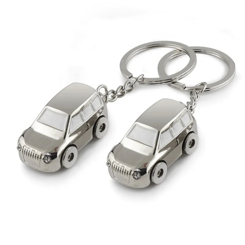 High Quality Metal 3D Car Keyring Zinc Alloy Blank Jeep Car Keychain