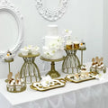 Iron Metal Eco-Friendly Cake Stand Wedding Decoration Dessert Table Display Pastry Tray Tea Break