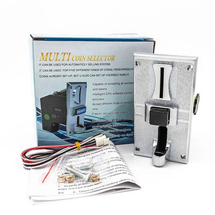 Multi Coin Acceptor for Massage Chair Vending Machine Coin Selector for Amusement Games Coin Selector
