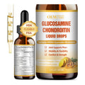 OEM Chondroitin Sulfate Supplement Vegan Glucosamine Chondroitin MSM Liquid Drops with Turmeric Quercetin Bromelain MSM Oil