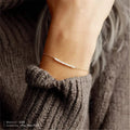 Simple Personality Creative Stainless Steel Adjustable Small Pearl Bead Bracelet Bracelet