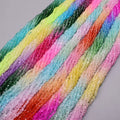 Shining Triangle Glass Beads Gradient Color 4mm 135pcs Crystal Glass Beads for Jewelry Making DIY Handmade Bracelet Wholesale