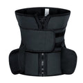 Private Label Logo Latex Double Belt Girdle Cincher s Waist Trainer Corset Shaper Zipper Hook Plus Size Compression Strap