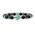 Heart-Shaped Green Aventurine Bracelet Natural Gemstone Bracelet for Women Gift Handcrafted Gemstone Bracelets
