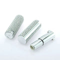In Stock Ready to Ship Round Luxury Gold with Pearl Empty Plastic Lipstick Tube Makeup Packing Lipstick Packaging
